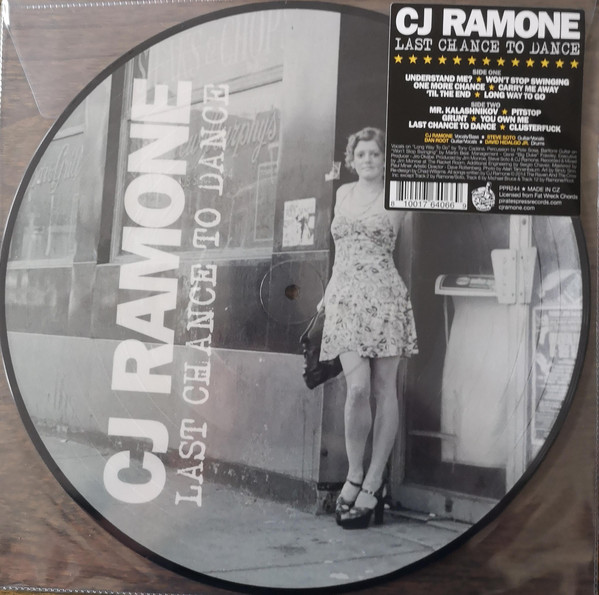 CJ RAMONE - LAST CHANCE TO DANCE - PICTURE VINYL